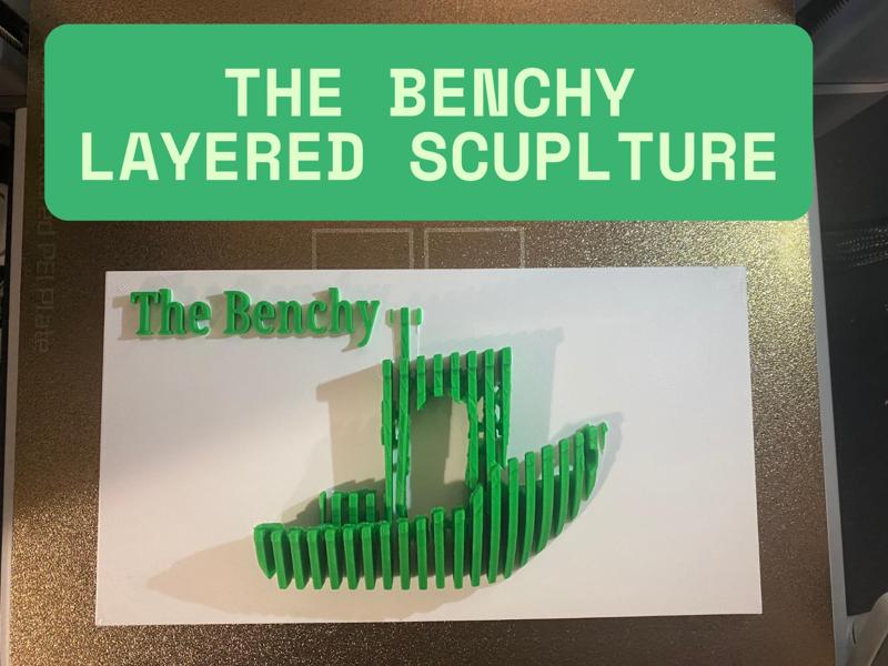 Layered Sculpture - The Benchy 