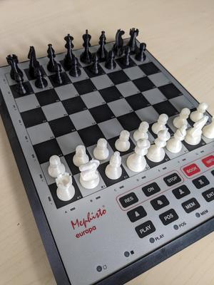 Chess Piece Set for Mephisto Europa Chess Computer
