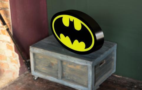 Batman 1966 - 2000 lightbox with stand