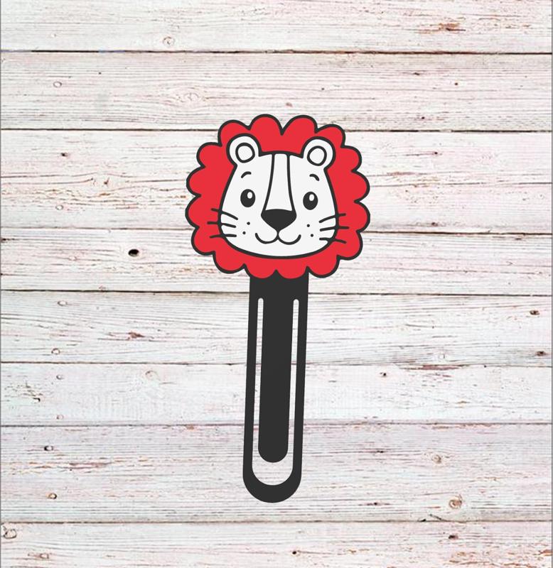 BookMark Lion Head Cute Kawaii