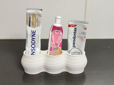 Toothpaste Triple Holder
