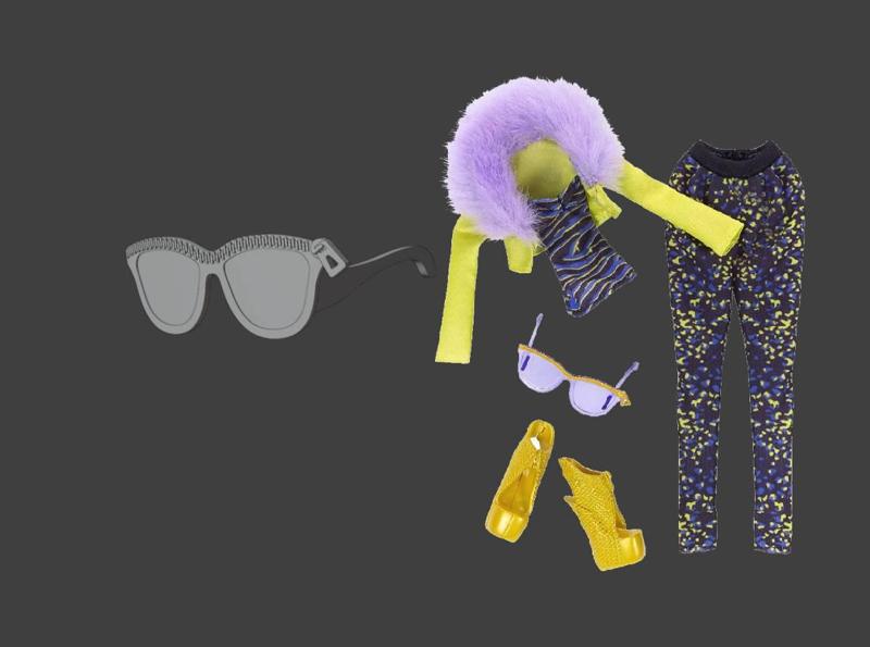 Clawdeen Killer Style Fashion Pack Glasses Replacements