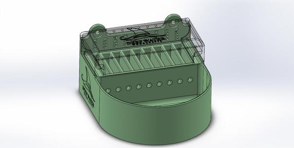 Micro Mesh wet sanding station with top and wall mount (V4)