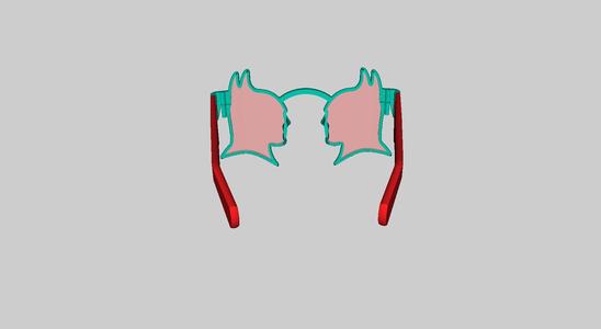 Sunglasses EyeGlasses Bat design 3