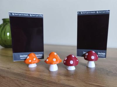Mushroom Photo and Notes Stand