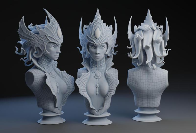Nami Bust : League of Legends