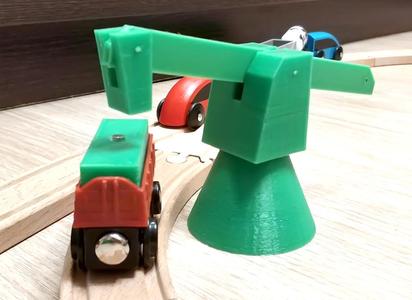 Ikea train crane