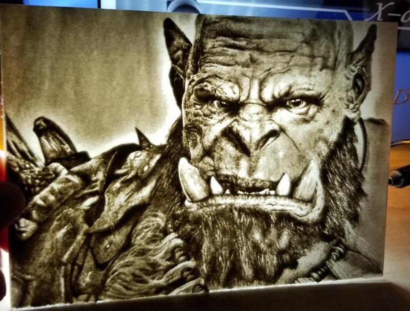 Orgrim Doomhammer Lithophane