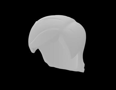 Lego Compatible (18858.dat) Minifig Hair Mid-Length with Side Part