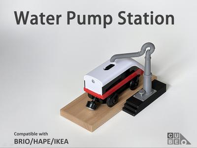 CUBEUNi-Real Rail-Water Pump Station-IKEA/BRIO