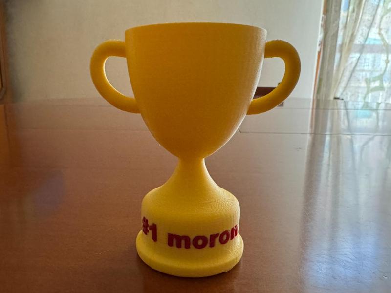 Trophy #1 Moron