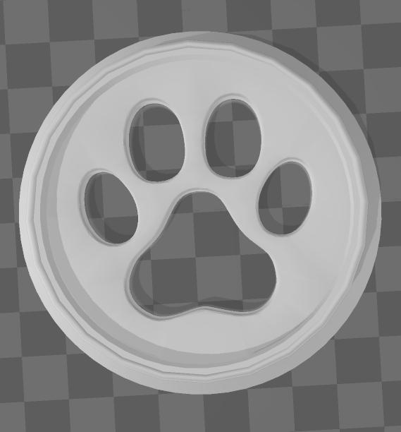 Fan Cover Centauri Carbon Paw Print