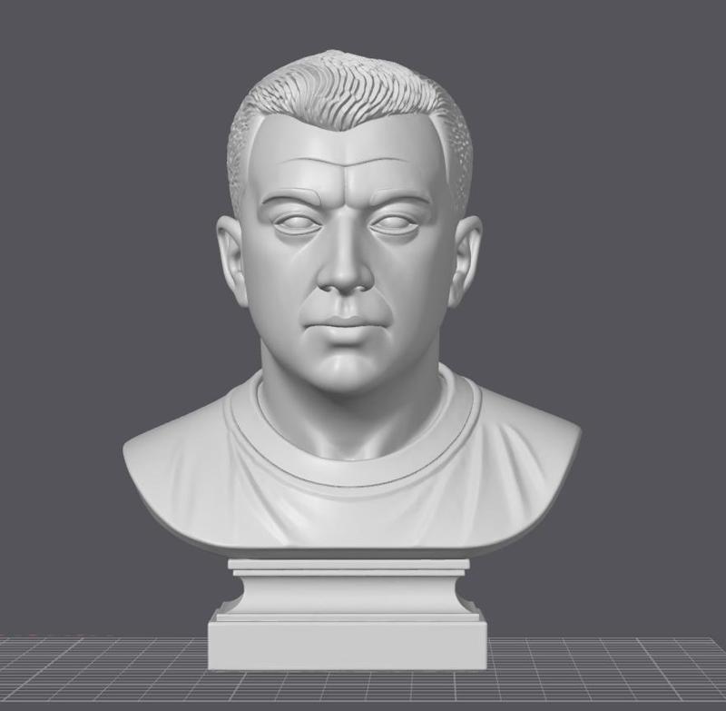 Sam Smith Bust - 3D Model of the British soul and pop singer
