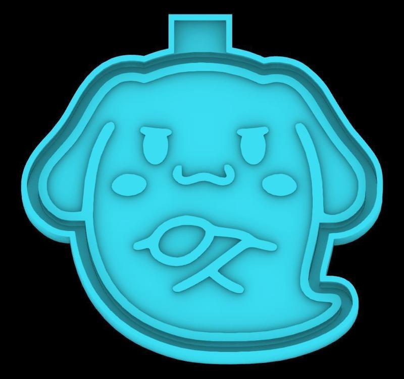 Cinnamoroll Ghost - freshie mold - STL for silicone mold