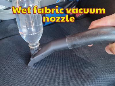 Wet fabric vacuum nozzle