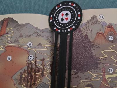 Minimalist Casino Poker Chip Bookmark