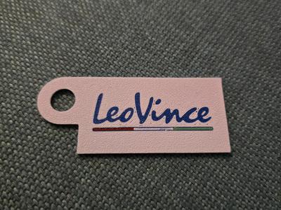 Leovince Exhaust Motorcycle Baby Keychain Logo art