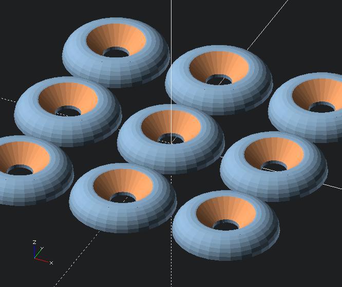 V2 Decorative Support Washer - Works well as a tarp retainer.