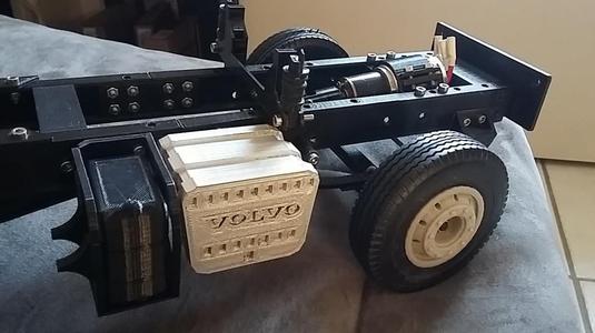 rc truck 1/14 muffler