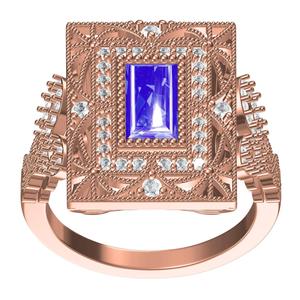 Antique Art Deco Engagement Ring 02
