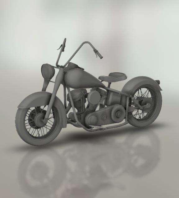 Harley Davidson FLHF super sport solo 1959