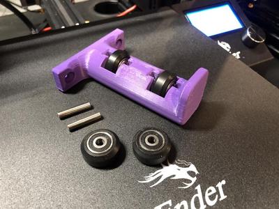 Spool Holder with Delrin Wheels