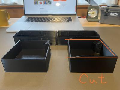 Storage Boxes for Z-axis Brace