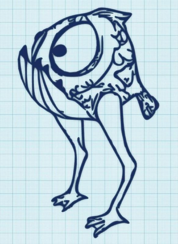 FISH -LEGS MONSTER - WALL ART