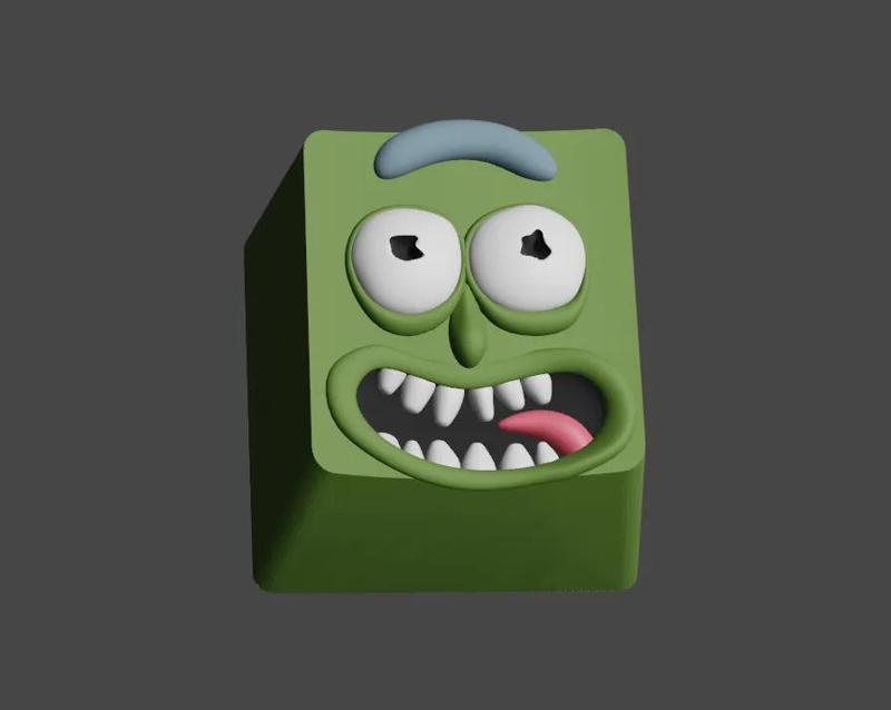 Pickle Rick, new cherry mx stem