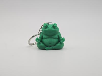 Chonky Zen Frog Keychain (Remix)