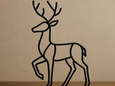 Vintage Deer Ornament – Cozy Home Decoration