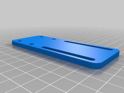 Z-Brace Screen offset for Tophattwaffle's CR-10 Control Box Removal Mod