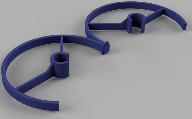 QX95 Prop Guard for small print bed