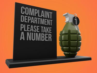 Complaint Department - Please take a number