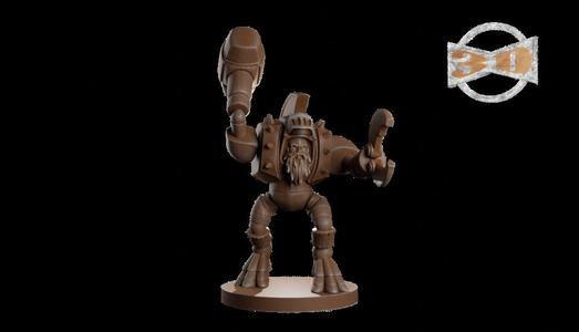Dwarf in a Hammer suit