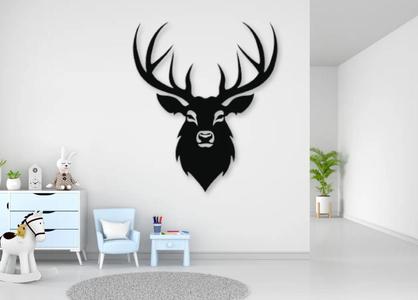 Deer 2D Wall Sculpture