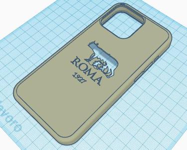 Iphone 15 pro As Roma Case
