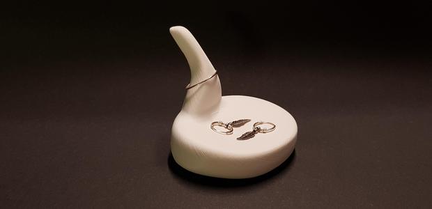 Swan - ring and earrings holder