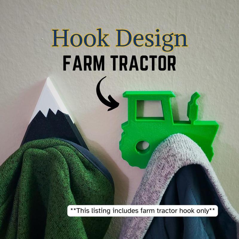 Farm Tractor Coat Hook