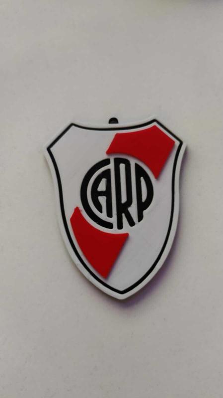 River plate shield keychain 3 colors