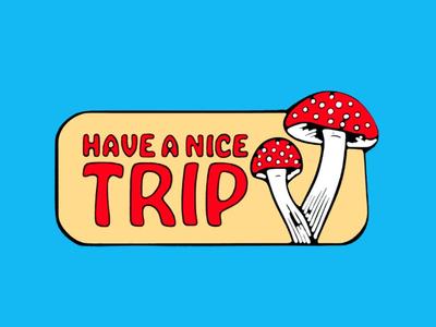 Mushroom Trip Magnet