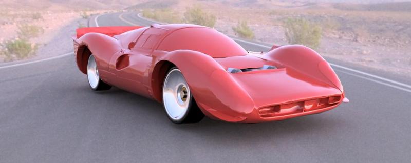 Ferrari 330 For OpenZ OZD V5 drift chassis, 98mm Wheelbase.