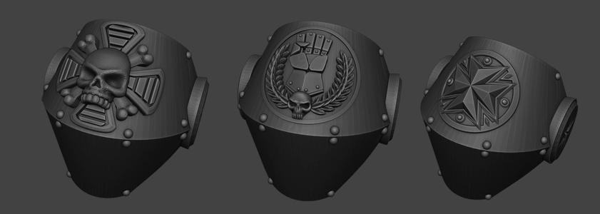 Imperial Fist Shoulder Pads