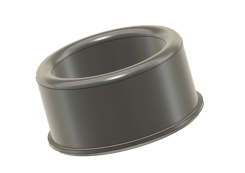 Cap for Filament Shelf customized for Gardinia rod  Ø20 mm