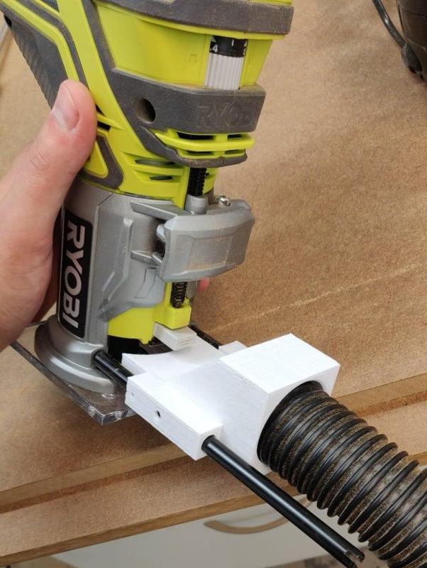 Ryobi router vacuum attachment