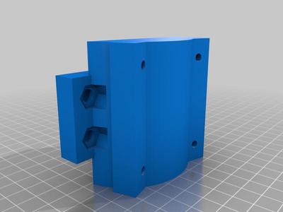 MPCNC 500 Watt Spindle holder for 23.5mm conduit (3/4")