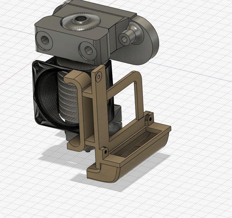 Mount 4010 fan for e3d V6