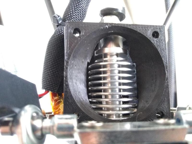 FLSUN Q5 Hot end fan air guide