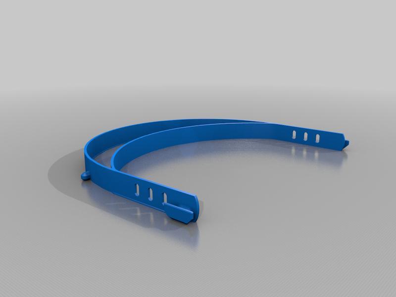 Faceshield Frame chappel with prusa mounts