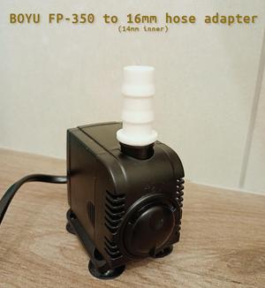 BOYU FP-350 submersible pump to 16mm hose adapter